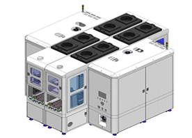 Double channel automatic baking level oven