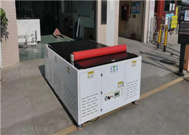 Semi-automatic large sheet laminator